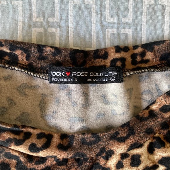 Cheetah baby tee Dolls Kill - Picture 2 of 2